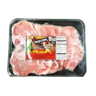 Western Boneless Pork Sirloin Chops
